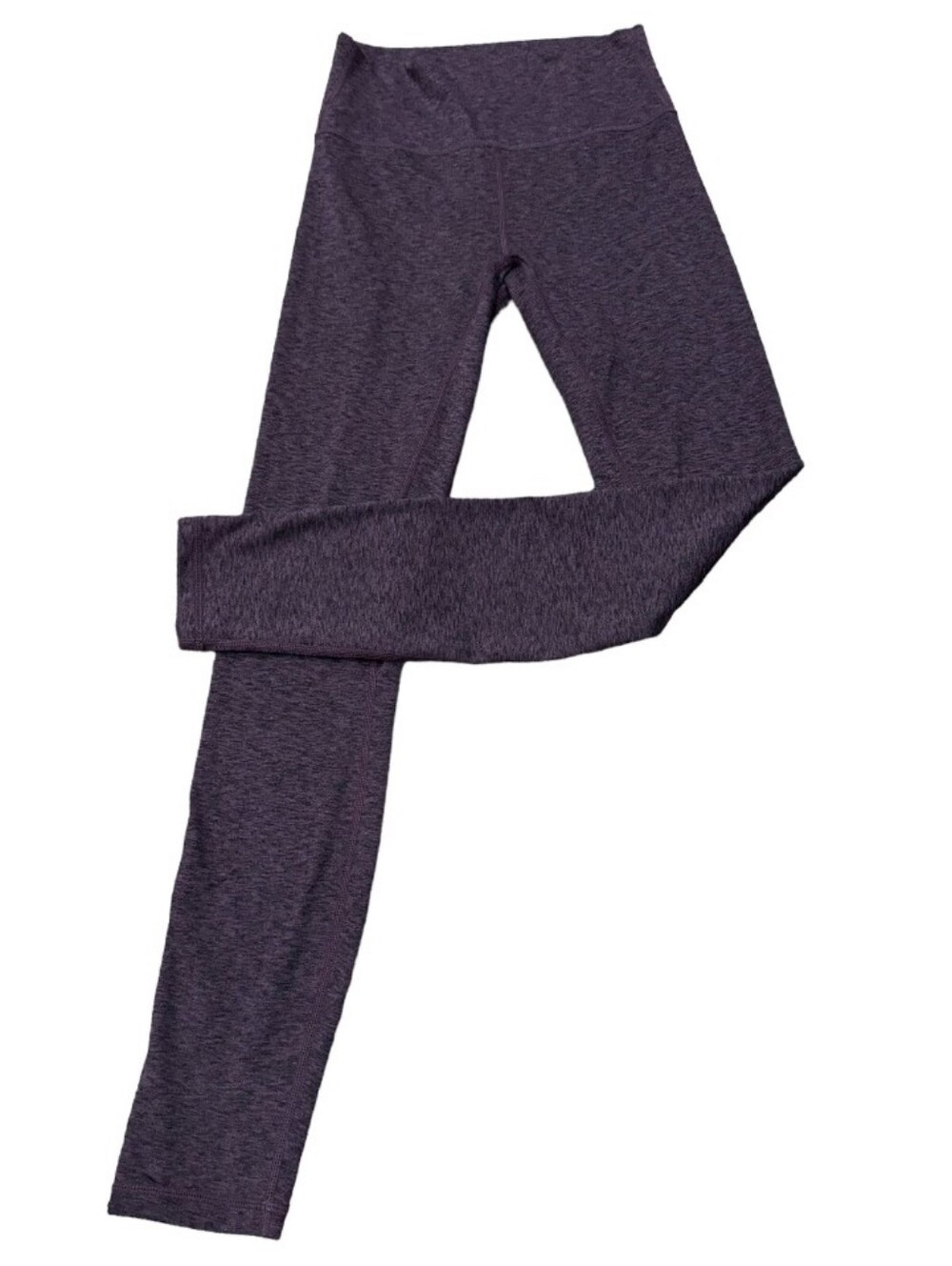 ZYIA Active Heathered Plum Purple High-Rise Leggings Size M (6-8) Bottoms Women